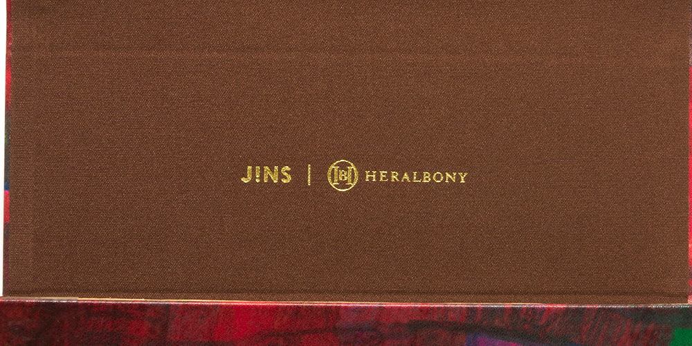 JINS x HERALBONY Case and Cleaning Cloth 26SS