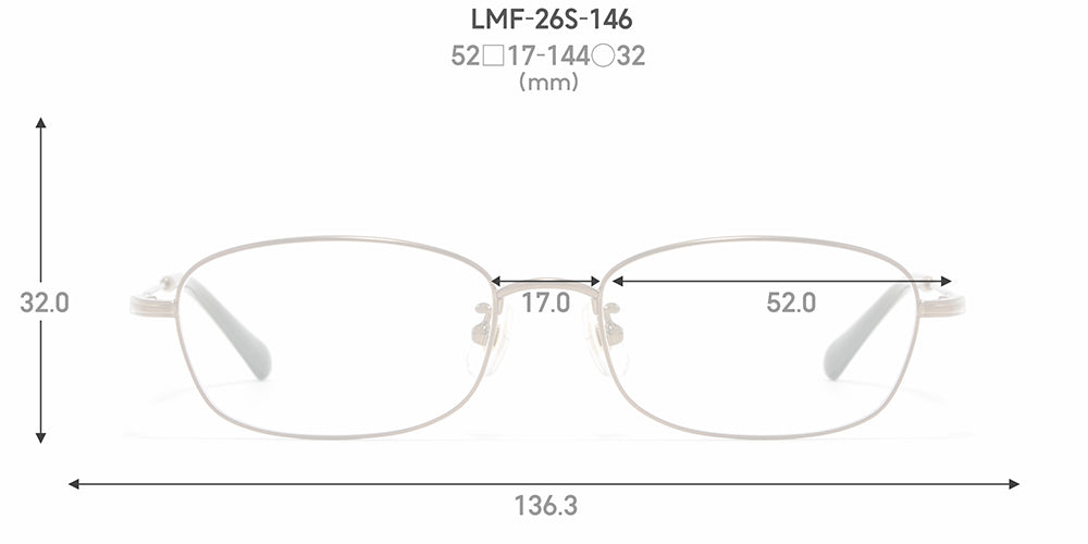 JINS STANDARD Rim Metal 146