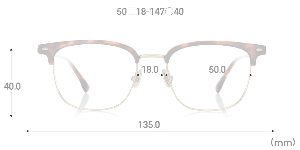 Multi Size Metal - Browline U019 Medium 86