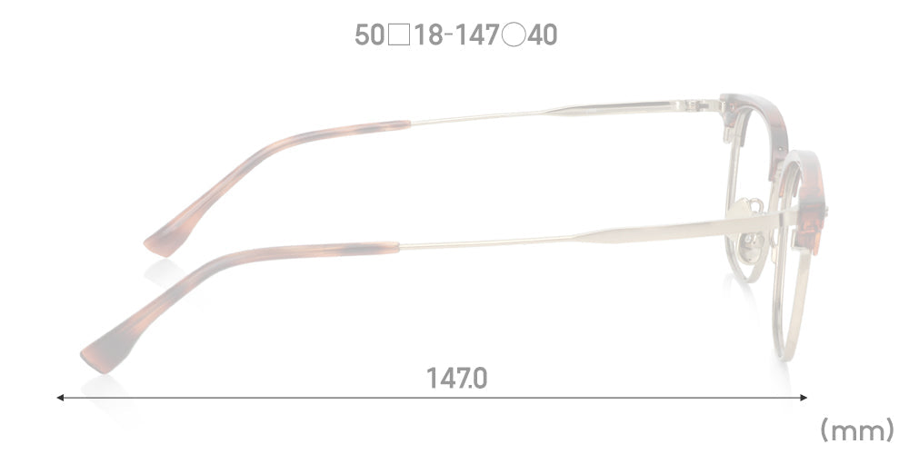 Multi Size Metal - Browline U019 Medium 86