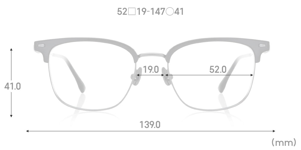 Multi Size Metal - Browline U019 Wide 94