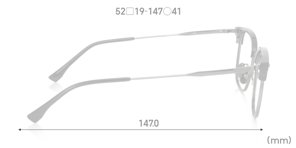 Multi Size Metal - Browline U019 Wide 94